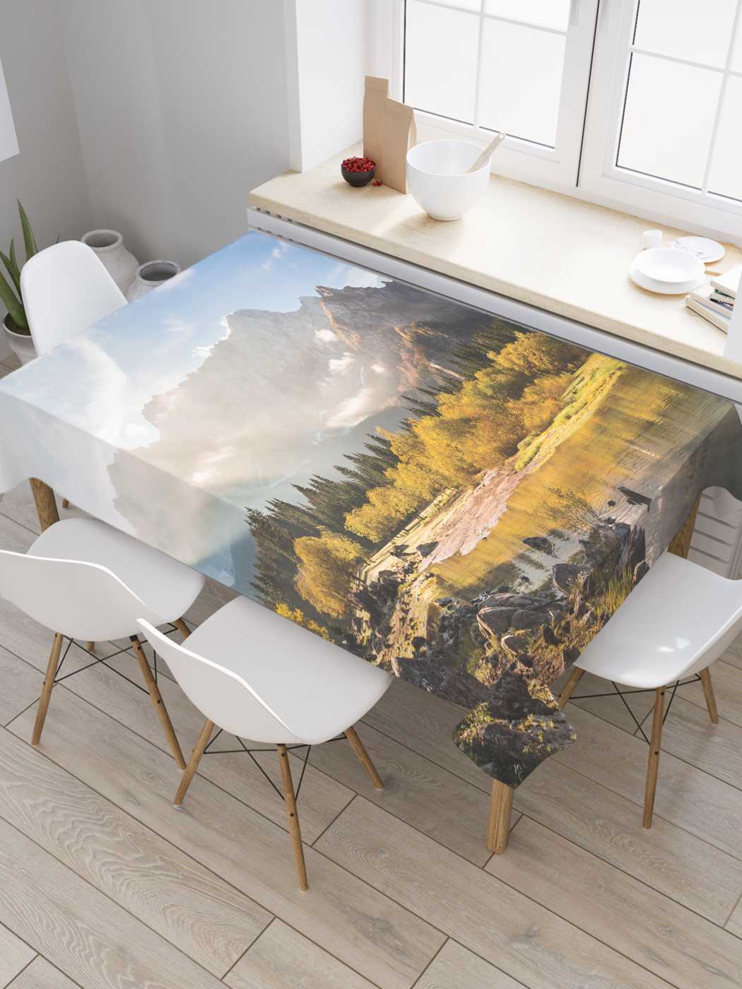 Скатерть прямоугольная JoyArty "Странствия к горам" из сатена, 120x145 см, Серый, Странствия к горам
Скатерть прямоугольная JoyArty "Странствия к горам" из сатена, 120x145 см, Серый, Странствия к горам