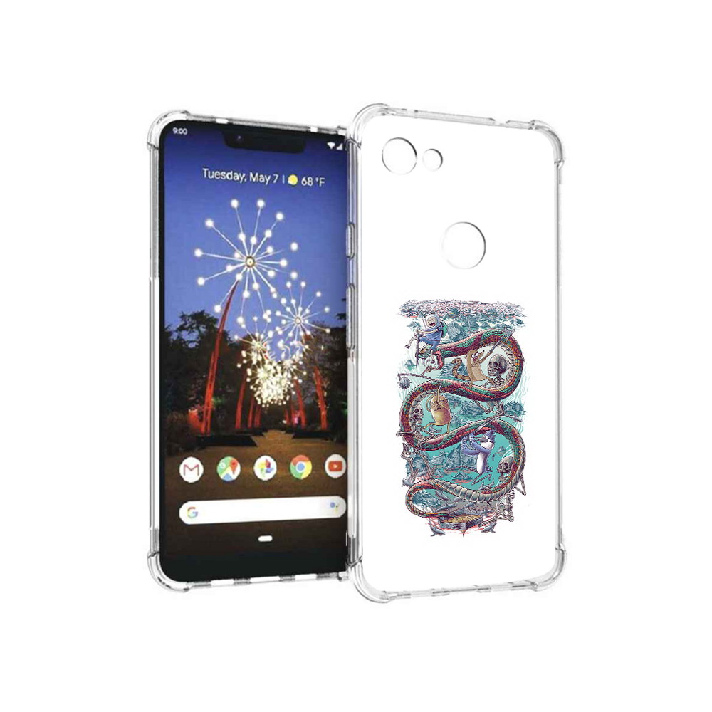 Чехол MyPads Tocco для Google Pixel 3 XL время приключений страшилка, Прозрачный, Tocco 
Чехол MyPads Tocco для Google Pixel 3 XL время приключений страшилка, Прозрачный, Tocco