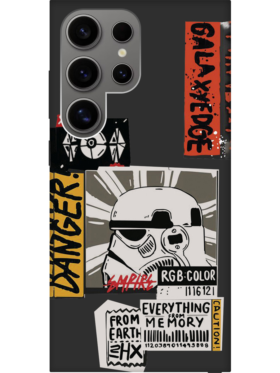 Чехол на Samsung Galaxy S24 Ultra "Stormtrooper Stickers" Soft Touch черный, Черный;белый, 20011900
Чехол на Samsung Galaxy S24 Ultra "Stormtrooper Stickers" Soft Touch черный, Черный;белый, 20011900
