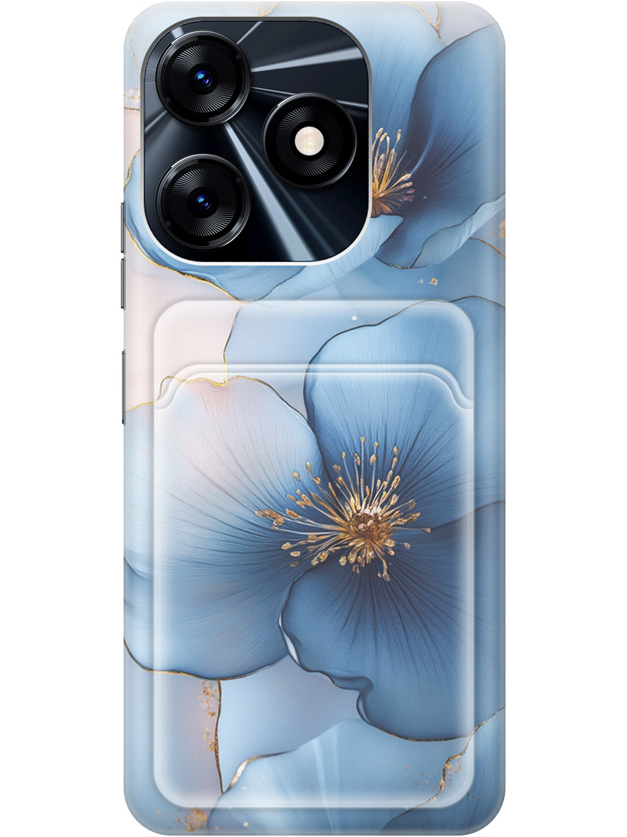 Силиконовый чехол на Tecno Spark 10/10C с принтом "Голубые ирисы" с карманом для карты, Прозрачный;голубой;синий, 769297824
Силиконовый чехол на Tecno Spark 10/10C с принтом "Голубые ирисы" с карманом для карты, Прозрачный;голубой;синий, 769297824