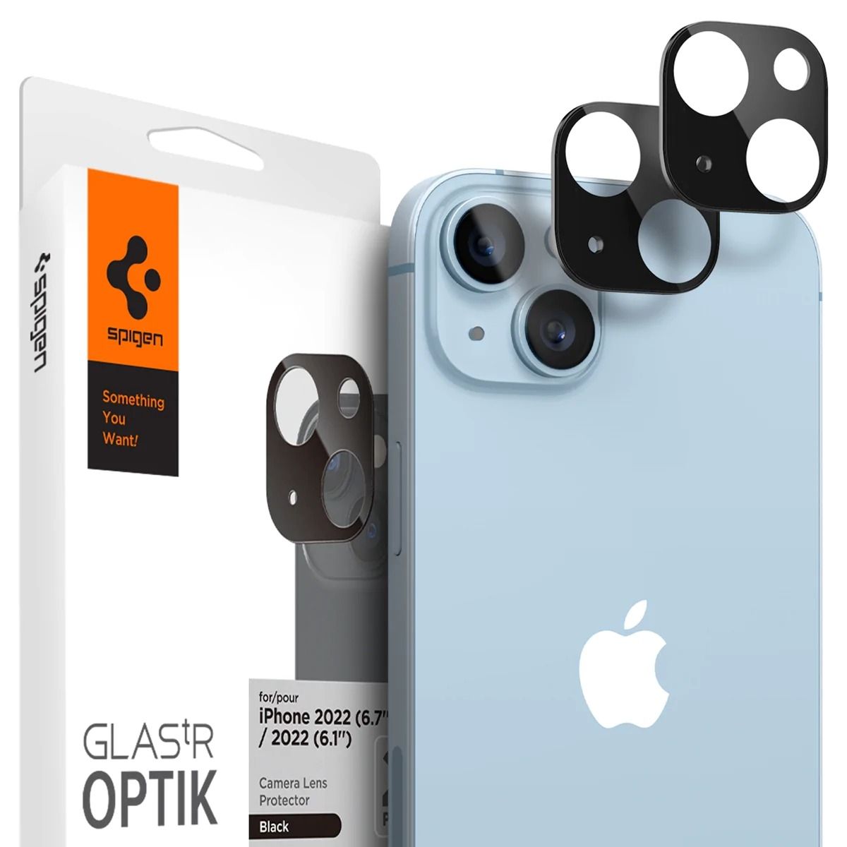 Защитное стекло для камеры Spigen для iPhone 14 / 14 Plus - Optik Lens Protector - Черный
Защитное стекло для камеры Spigen для iPhone 14 / 14 Plus - Optik Lens Protector - Черный