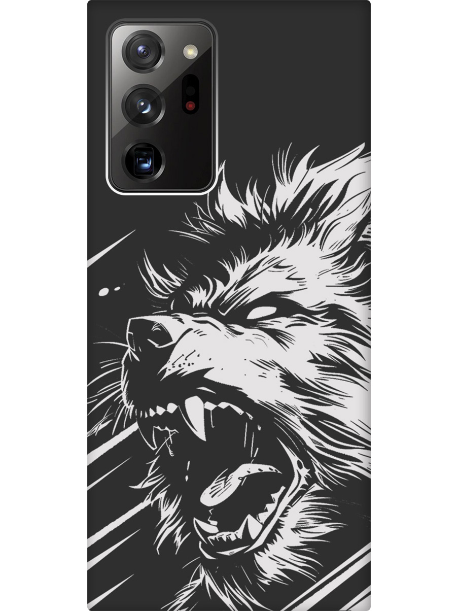 Силиконовый чехол на Samsung Galaxy Note 20 Ultra с принтом "Рев оборотня" матовый черный, Черный;белый, 723276413
Силиконовый чехол на Samsung Galaxy Note 20 Ultra с принтом "Рев оборотня" матовый черный, Черный;белый, 723276413