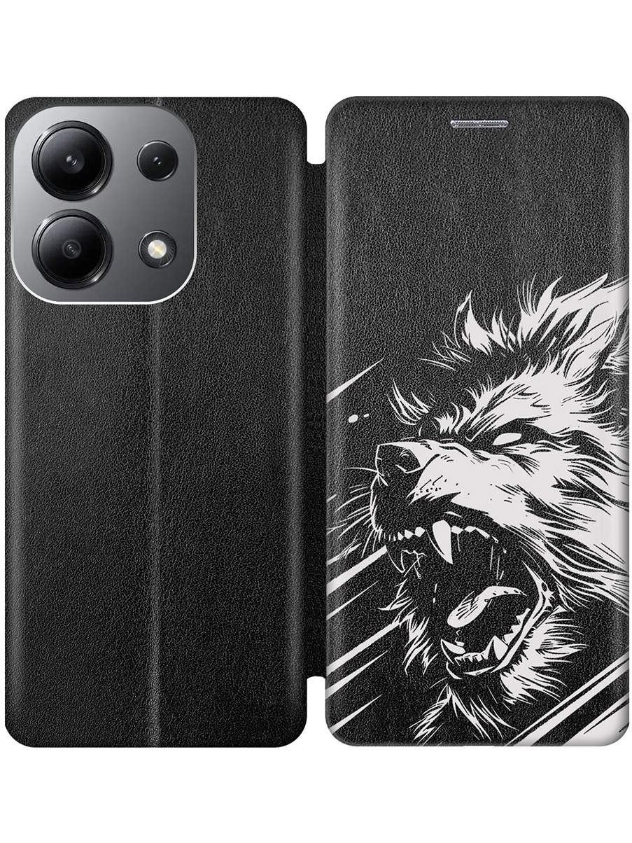 Чехол-книжка на Xiaomi Redmi Note 13 4G с принтом "Рев оборотня" черный, Черный;белый, 782622813
Чехол-книжка на Xiaomi Redmi Note 13 4G с принтом "Рев оборотня" черный, Черный;белый, 782622813