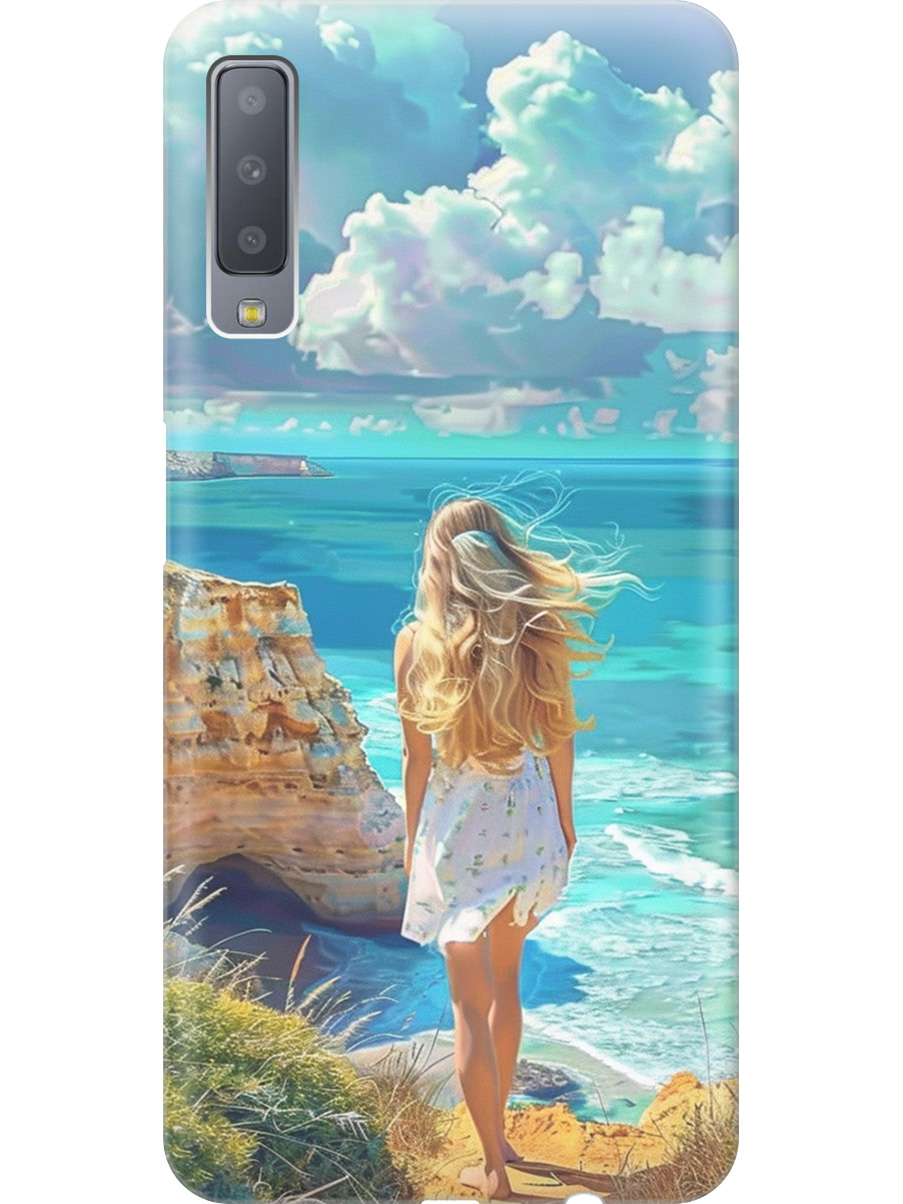 Силиконовый чехол на Samsung Galaxy A7 (2018) с принтом "Безкрайнее море", Прозрачный;белый;голубой;желтый, 719709141
Силиконовый чехол на Samsung Galaxy A7 (2018) с принтом "Безкрайнее море", Прозрачный;белый;голубой;желтый, 719709141
