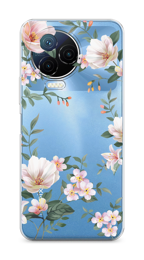 Чехол на Infinix Note 12 Pro 4G/Note 12 2023 "Beautiful white flowers", Бежевый;зеленый, 3102250-1
Чехол на Infinix Note 12 Pro 4G/Note 12 2023 "Beautiful white flowers", Бежевый;зеленый, 3102250-1