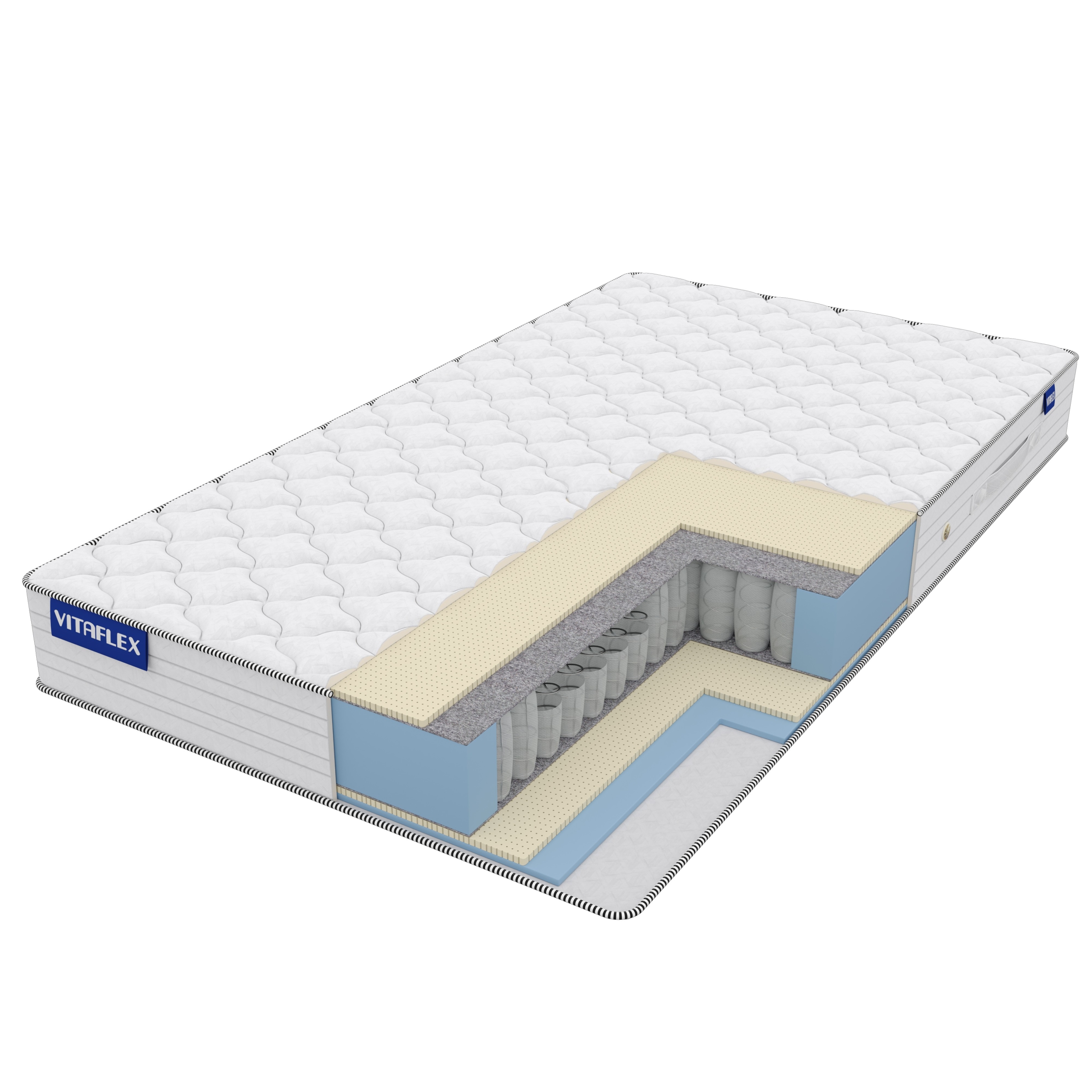 Матрас Vitaflex Simple Easy-Middle 80х185, Бежевый;белый;серый;серебристый, Easy-Middle
Матрас Vitaflex Simple Easy-Middle 80х185, Бежевый;белый;серый;серебристый, Easy-Middle