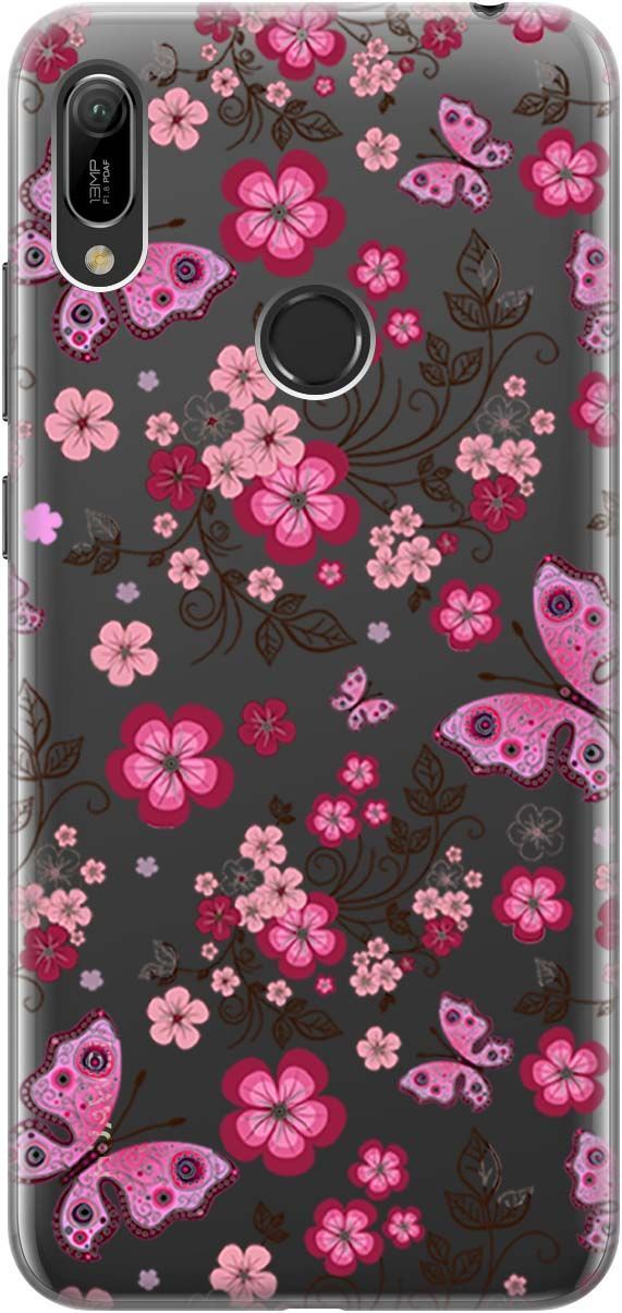 Чехол на Honor 8A/8A Pro/Huawei Y6 (2019) "Butterflies and Flowers" прозрачный, Прозрачный;розовый, 179
Чехол на Honor 8A/8A Pro/Huawei Y6 (2019) "Butterflies and Flowers" прозрачный, Прозрачный;розовый, 179