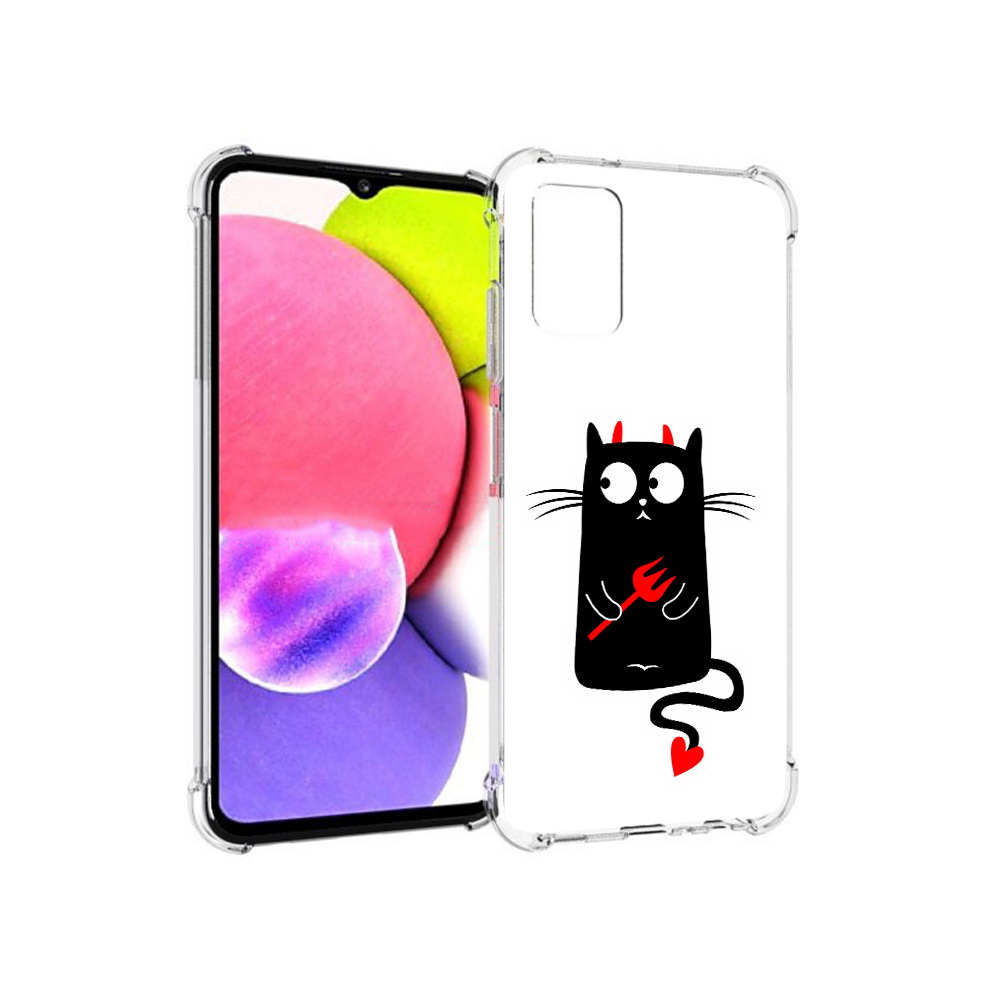 Чехол MyPads Tocco для Samsung Galaxy A03s Кот демон (PT162170.549.97), Прозрачный, Tocco
Чехол MyPads Tocco для Samsung Galaxy A03s Кот демон (PT162170.549.97), Прозрачный, Tocco