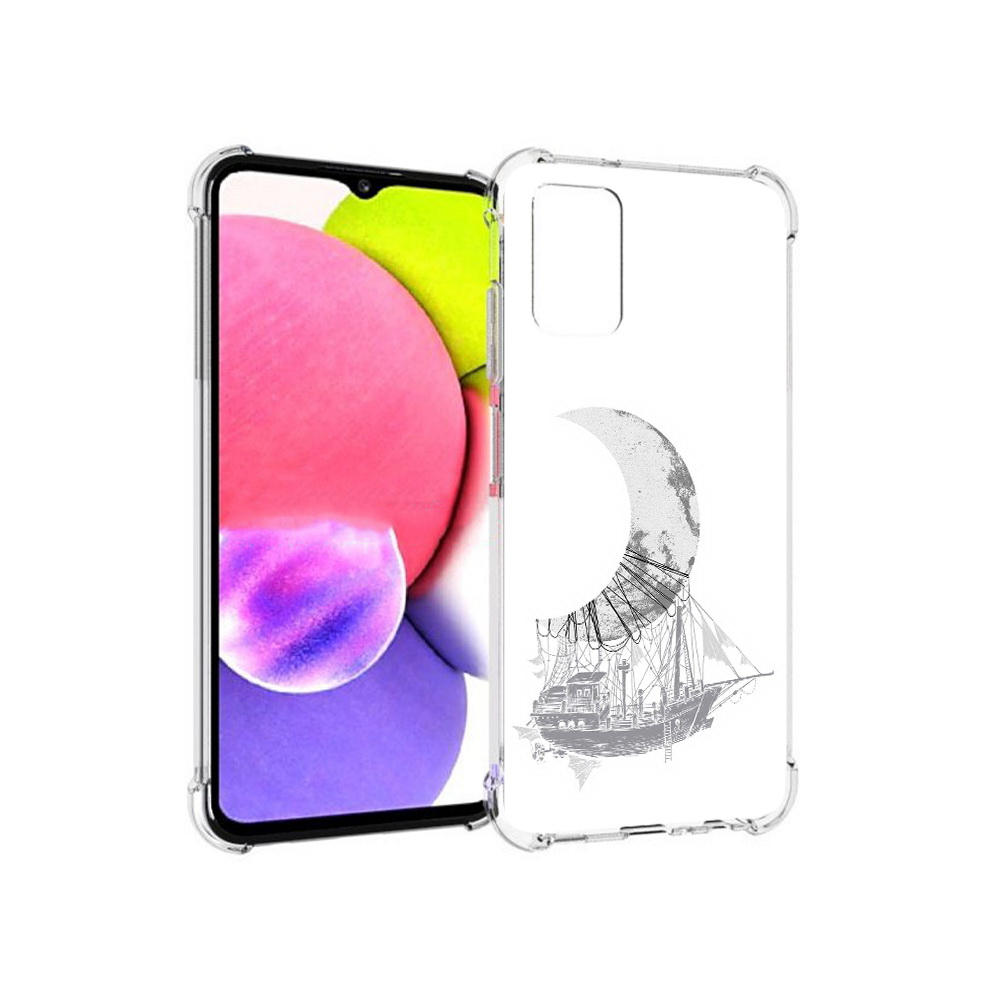 Чехол MyPads Tocco для Samsung Galaxy A03s черно белый корабль полумесяц, Прозрачный, Tocco
Чехол MyPads Tocco для Samsung Galaxy A03s черно белый корабль полумесяц, Прозрачный, Tocco