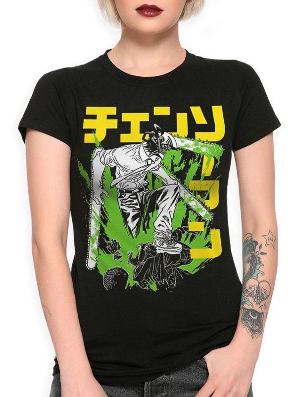 Футболка женская DreamShirts Studio Аниме Человек-бензопила CHA-00331-1 черная 3XL, Черный, Аниме Человек-бензопила CHA-00331-1
Футболка женская DreamShirts Studio Аниме Человек-бензопила CHA-00331-1 черная 3XL, Черный, Аниме Человек-бензопила CHA-00331-1
