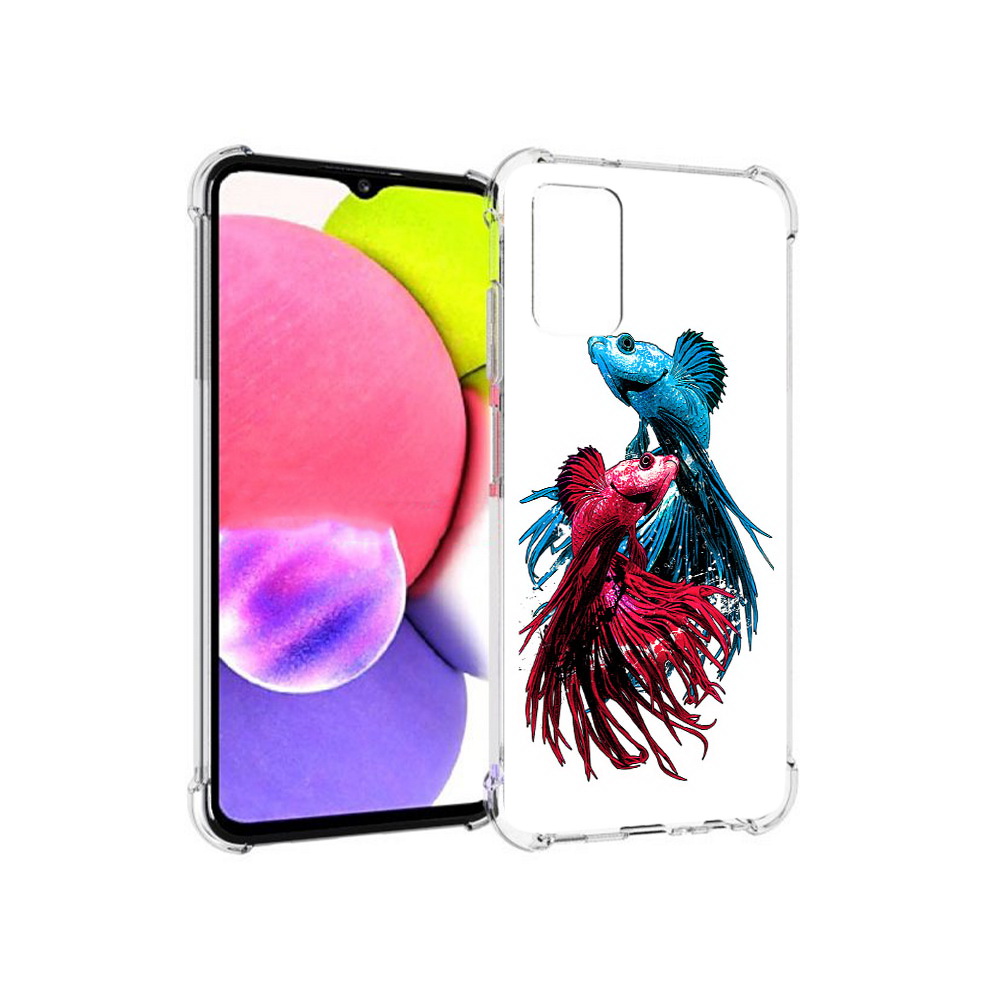 Чехол MyPads Tocco для Samsung Galaxy A03s рыбы петушки (PT162170.549.592), Прозрачный, Tocco
Чехол MyPads Tocco для Samsung Galaxy A03s рыбы петушки (PT162170.549.592), Прозрачный, Tocco