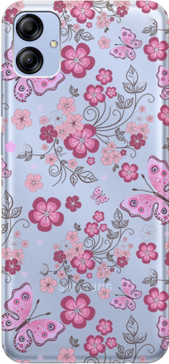 Чехол на Samsung Galaxy A04e "Butterflies and Flowers" прозрачный, Прозрачный;розовый, 158471
Чехол на Samsung Galaxy A04e "Butterflies and Flowers" прозрачный, Прозрачный;розовый, 158471
