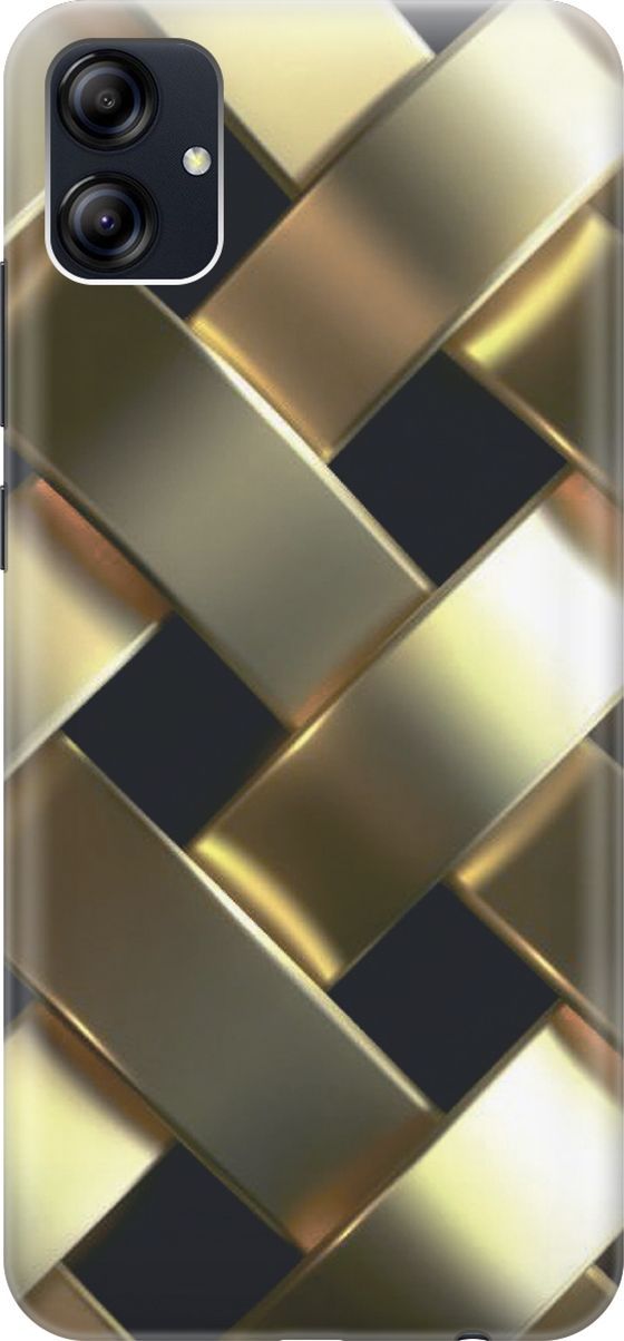 Чехол на Samsung Galaxy A04e с эффектом блеска "Золотистое плетение", Золотистый;черный, 158470
Чехол на Samsung Galaxy A04e с эффектом блеска "Золотистое плетение", Золотистый;черный, 158470