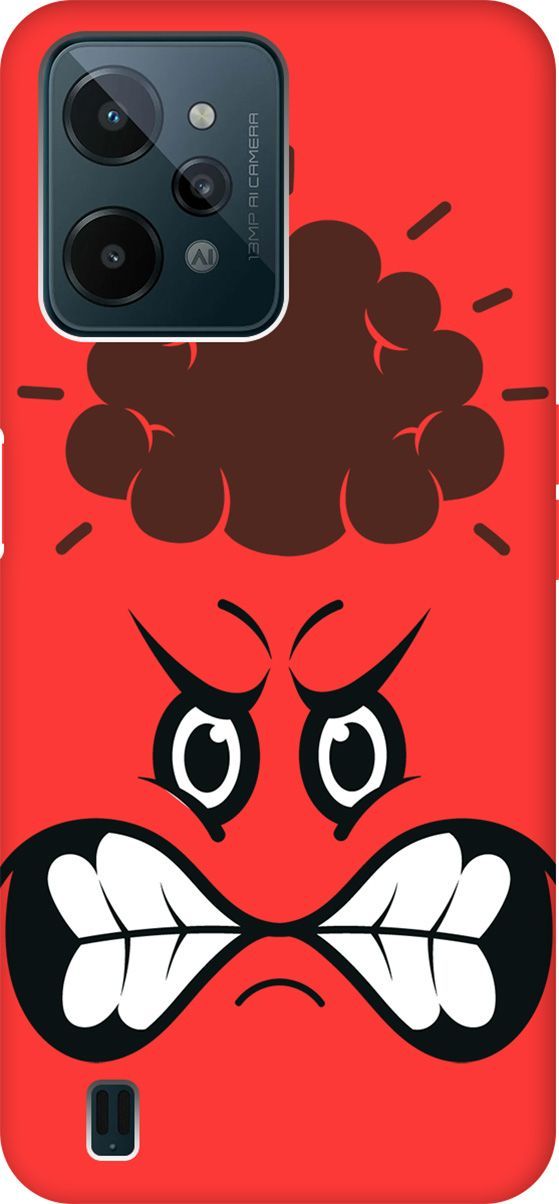 Чехол на realme C31 Silky Touch Premium с принтом "Angry Face" красный, Красный;белый, 1573200
Чехол на realme C31 Silky Touch Premium с принтом "Angry Face" красный, Красный;белый, 1573200