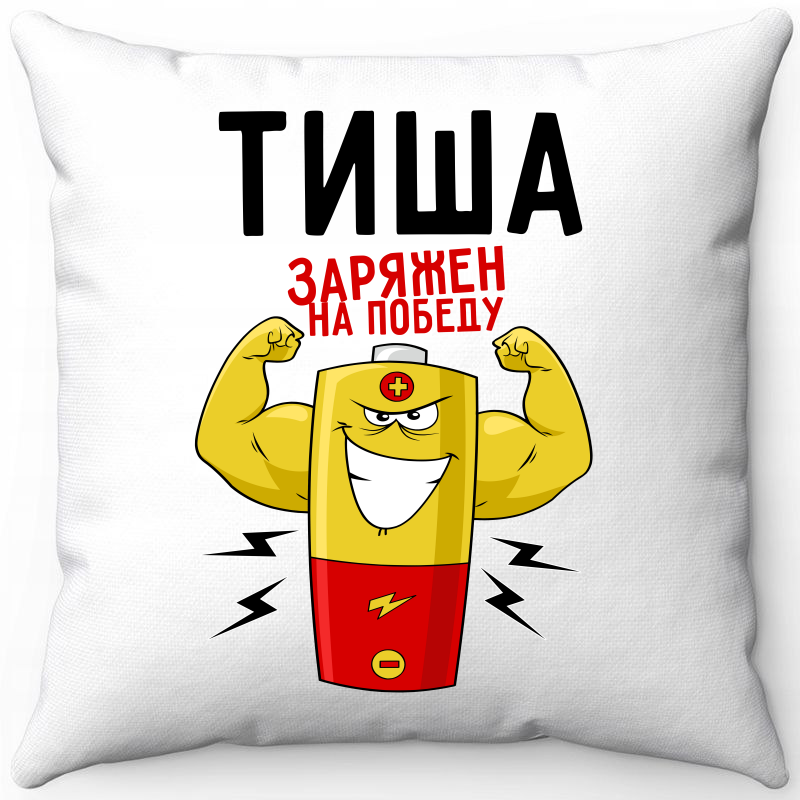 Подушка декоративная Море Маек Белая 40х40, Тиша заряжен на победу 1, Белый, Белая 40х40
Подушка декоративная Море Маек Белая 40х40, Тиша заряжен на победу 1, Белый, Белая 40х40