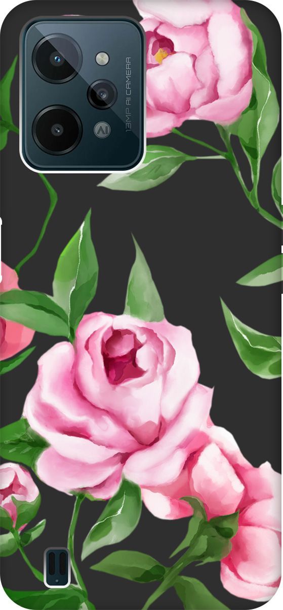 Матовый Soft Touch Чехол на Realme C31 с 3D принтом "Amazing Peonies" черный, Черный;зеленый, 1571400
Матовый Soft Touch Чехол на Realme C31 с 3D принтом "Amazing Peonies" черный, Черный;зеленый, 1571400