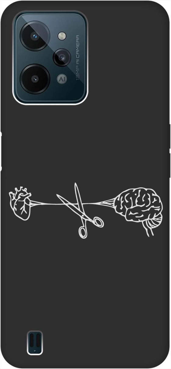 Матовый Soft Touch Чехол на realme C31 с 3D принтом "Cut It W" черный, Черный;белый, 1571300 
Матовый Soft Touch Чехол на realme C31 с 3D принтом "Cut It W" черный, Черный;белый, 1571300