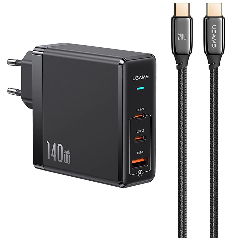 Зарядное устройство Usams US-CC168 EU T52 140W Type-C (UMXLOGTC01), чёрный, US-CC168 EU T52 140W Type-C (UMXLOGTC01)
Зарядное устройство Usams US-CC168 EU T52 140W Type-C (UMXLOGTC01), чёрный, US-CC168 EU T52 140W Type-C (UMXLOGTC01)