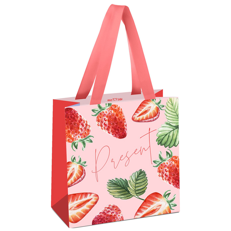 Пакет подарочный 20x20x10см MESHU "Strawberry", отд. фольгой, матовая ламинация (MS_45782), Красный
Пакет подарочный 20x20x10см MESHU "Strawberry", отд. фольгой, матовая ламинация (MS_45782), Красный