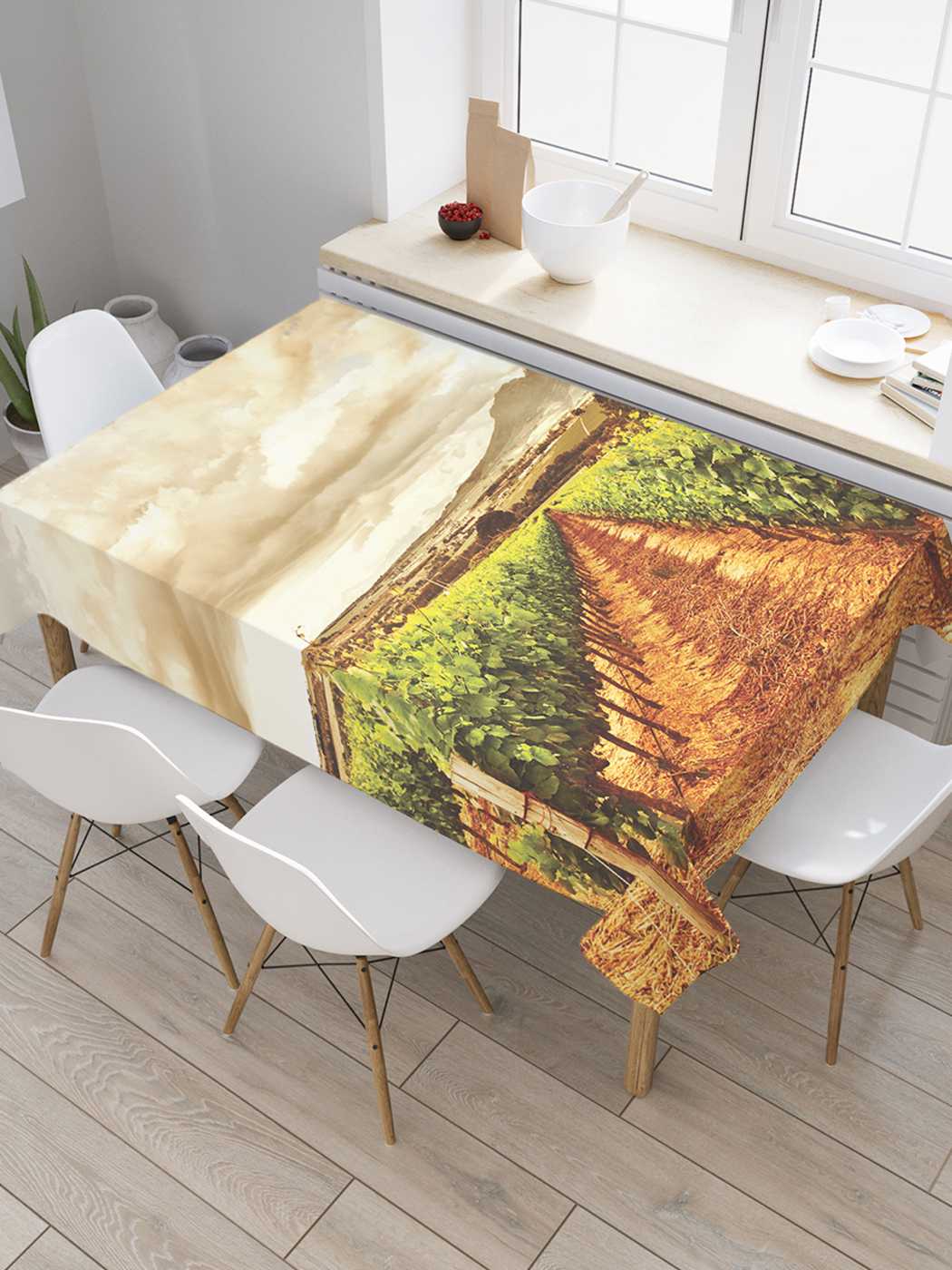 Скатерть прямоугольная JoyArty "Облачный сад" из сатена, 180x145 см, Облачный сад
Скатерть прямоугольная JoyArty "Облачный сад" из сатена, 180x145 см, Облачный сад