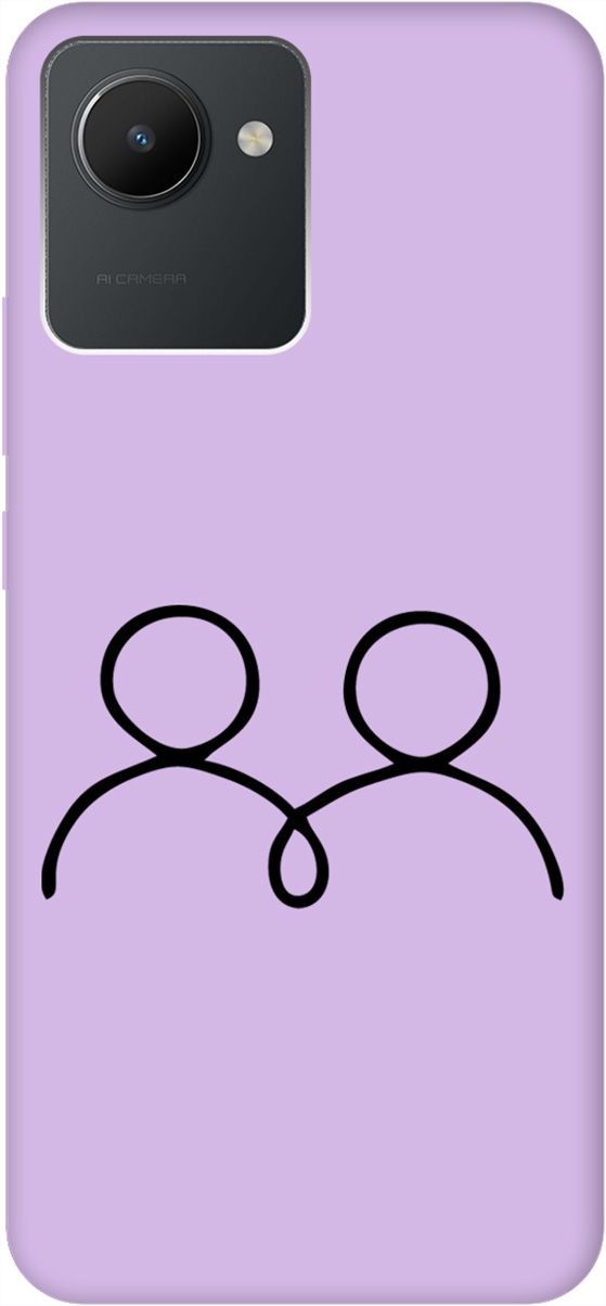Чехол на realme C30 Silky Touch Premium с принтом "Couple Lines" сиреневый, Фиолетовый;серый, 1569000
Чехол на realme C30 Silky Touch Premium с принтом "Couple Lines" сиреневый, Фиолетовый;серый, 1569000