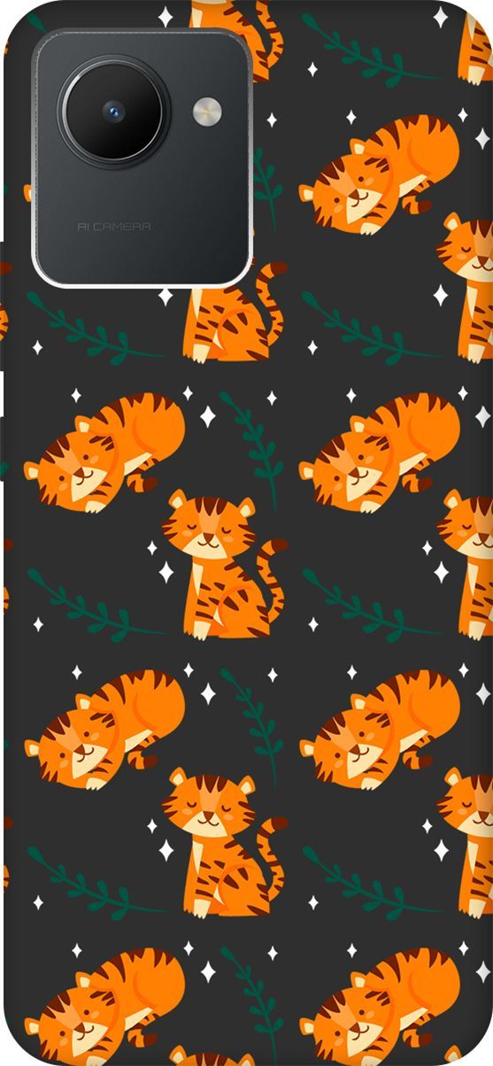Матовый Soft Touch Чехол на realme C30 с 3D принтом "Tigers" черный, Черный;белый, 1567200
Матовый Soft Touch Чехол на realme C30 с 3D принтом "Tigers" черный, Черный;белый, 1567200
