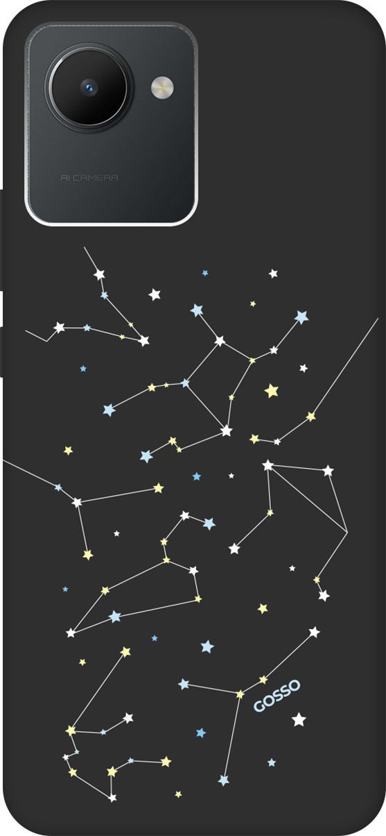 Матовый Soft Touch Чехол на realme C30 с 3D принтом "Constellations" черный, Черный;белый, 1567100
Матовый Soft Touch Чехол на realme C30 с 3D принтом "Constellations" черный, Черный;белый, 1567100
