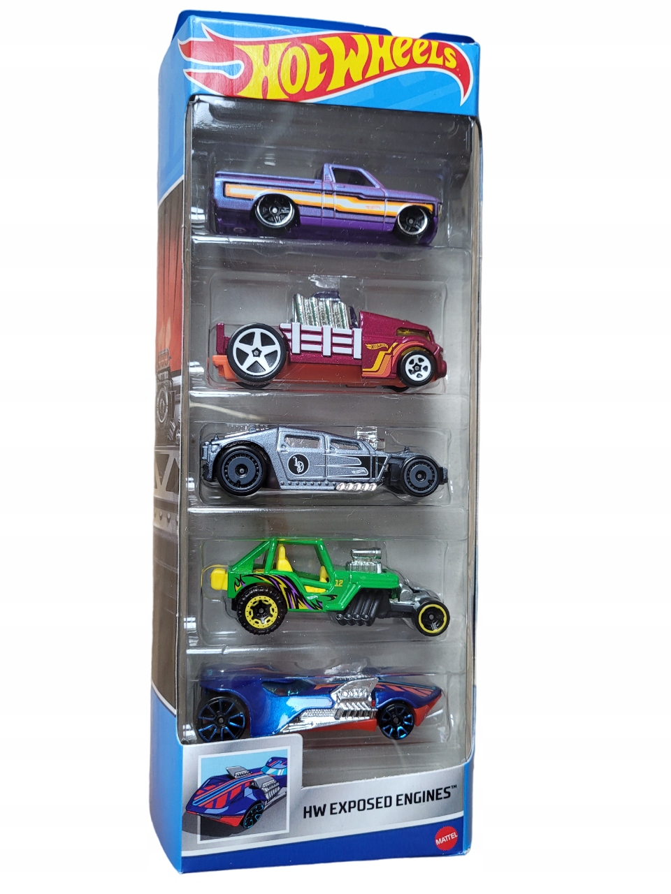 Набор игровой Hot Wheels Exposed Engines из 5 машинок, HLY79, Разноцветный, Exposed Engines
Набор игровой Hot Wheels Exposed Engines из 5 машинок, HLY79, Разноцветный, Exposed Engines