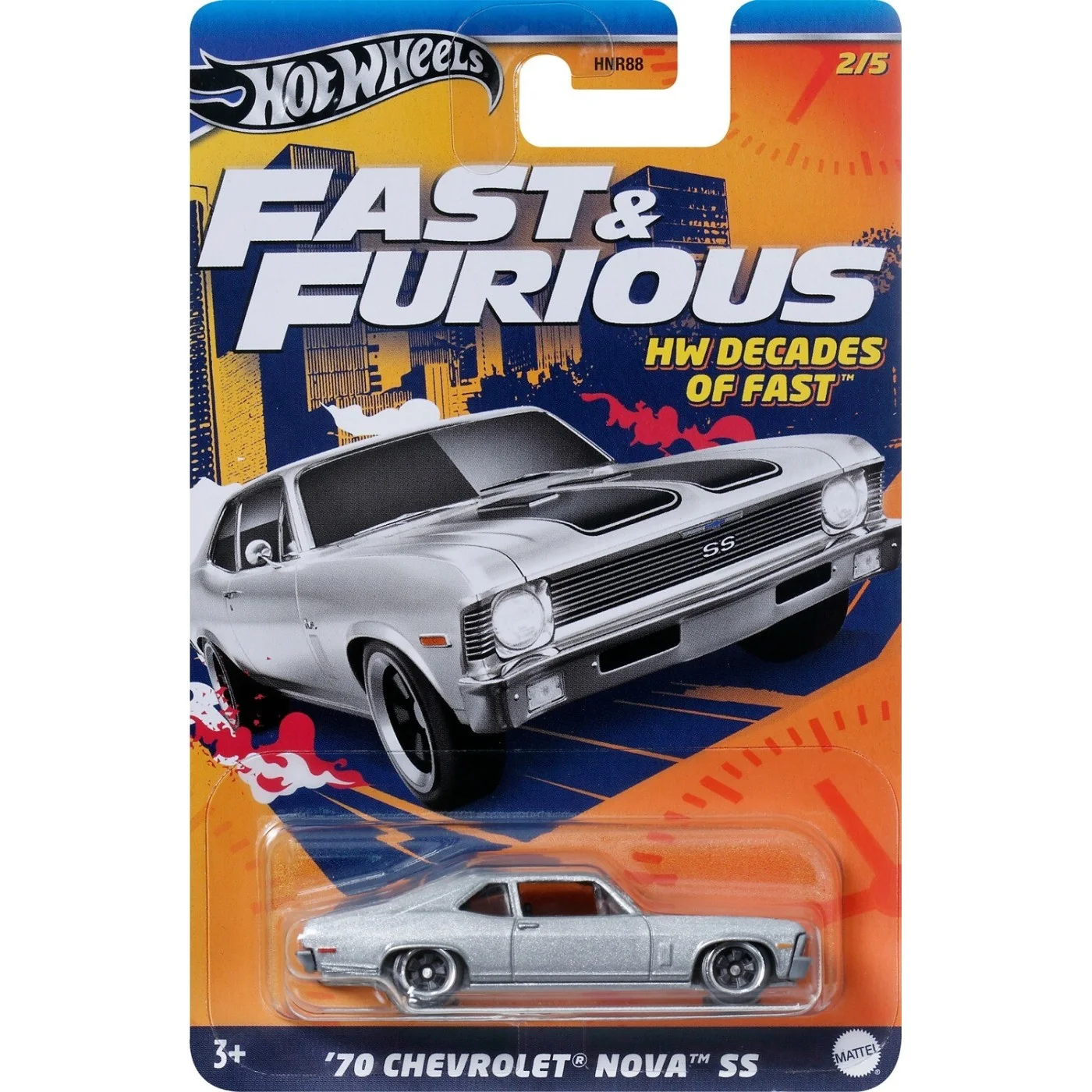 Машина Hot Wheels Fast and Furious `70 Chevrolet Nova SS Decades HRW42, Серебристый, Fast and Furious `70 Chevrolet Nova SS Decades
Машина Hot Wheels Fast and Furious `70 Chevrolet Nova SS Decades HRW42, Серебристый, Fast and Furious `70 Chevrolet Nova SS Decades