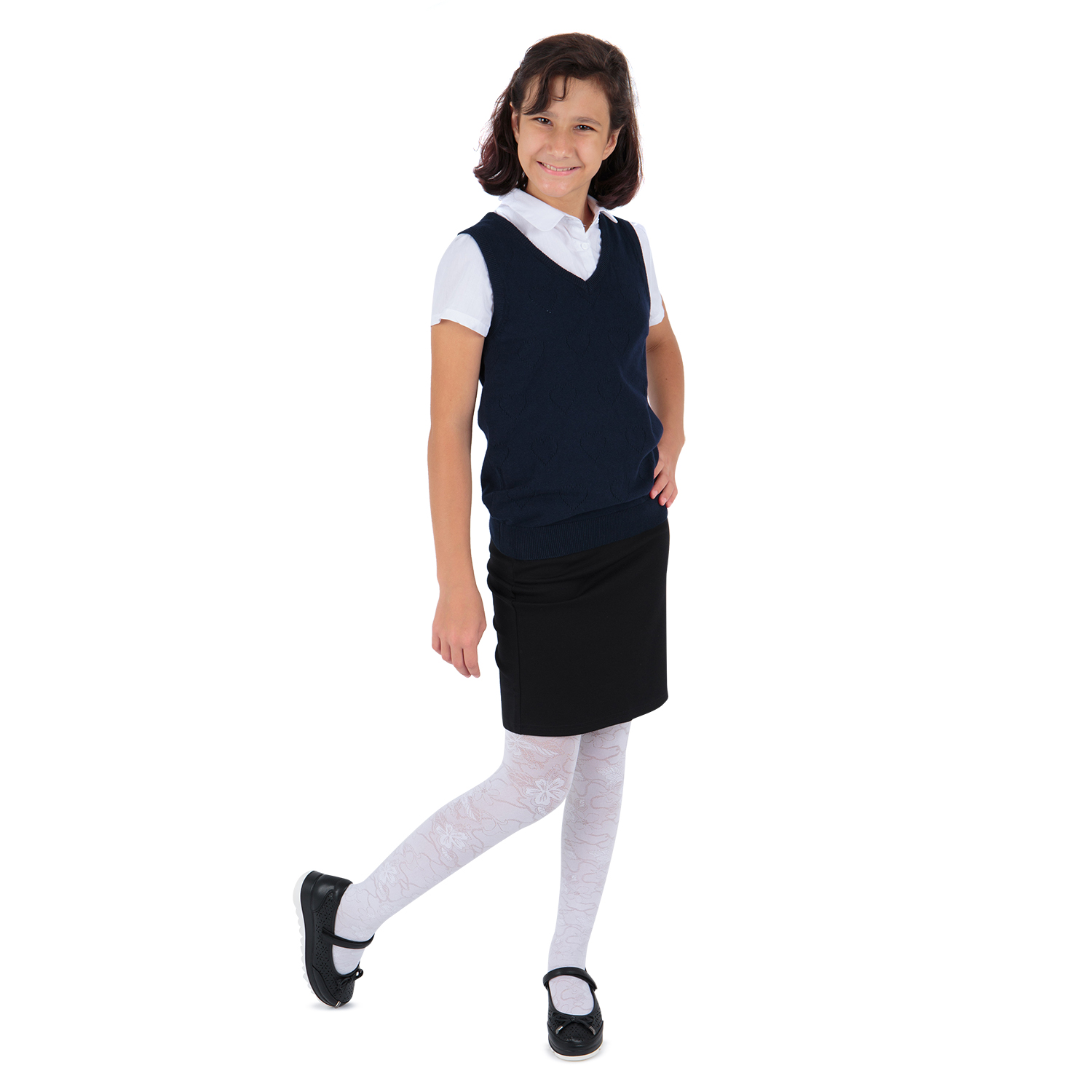 Жилет Leader Kids School School синий р.152, GL001005040 
Жилет Leader Kids School School синий р.152, GL001005040