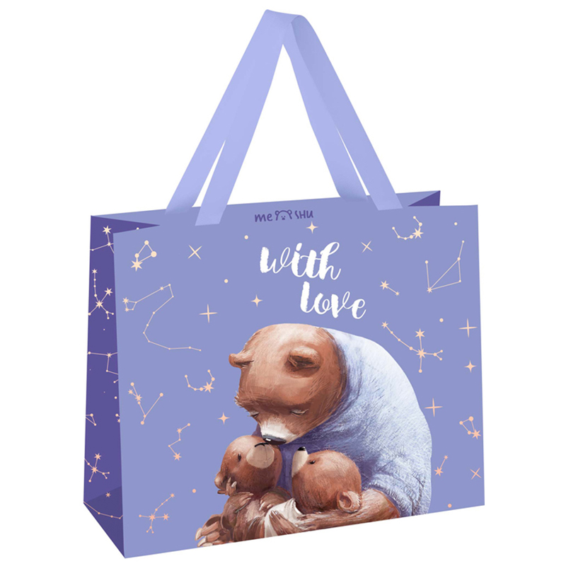 Пакет подарочный 32x26x12см MESHU "With love", отд. фольгой, матовая ламинация (MS_45850), Фиолетовый
Пакет подарочный 32x26x12см MESHU "With love", отд. фольгой, матовая ламинация (MS_45850), Фиолетовый