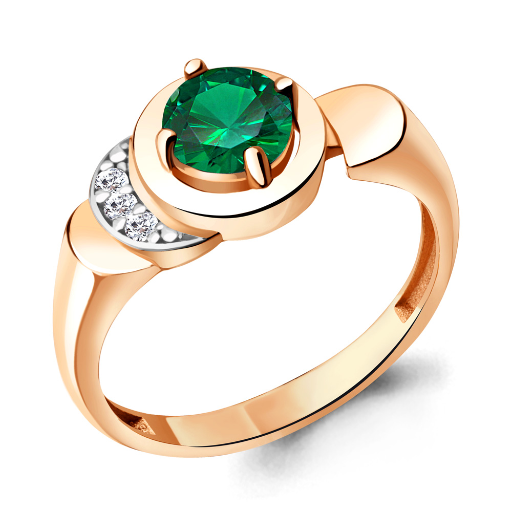 Кольцо из серебра с фианитом/изумрудом искусственным р. Aquamarine 67406АГ, 67406АГ_925_з
Кольцо из серебра с фианитом/изумрудом искусственным р. Aquamarine 67406АГ, 67406АГ_925_з
