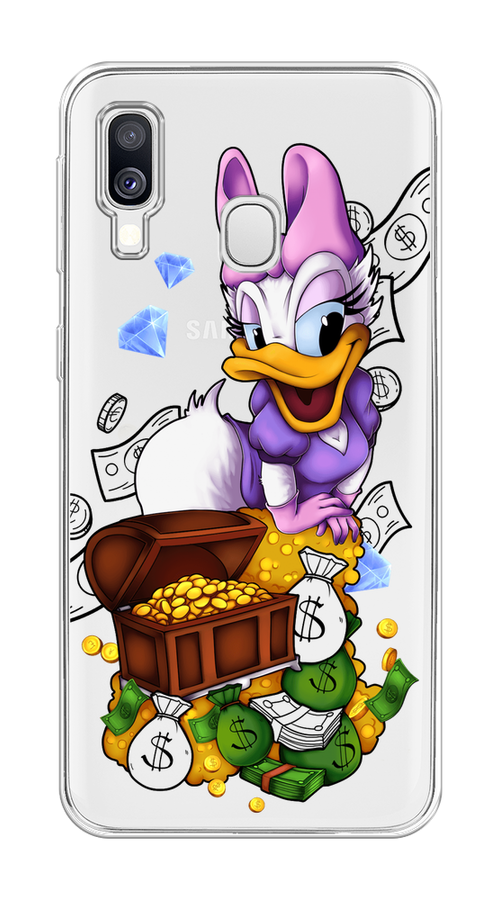 Чехол на Samsung Galaxy A40 "Rich Daisy Duck", Коричневый;белый;фиолетовый, 28050-6
Чехол на Samsung Galaxy A40 "Rich Daisy Duck", Коричневый;белый;фиолетовый, 28050-6