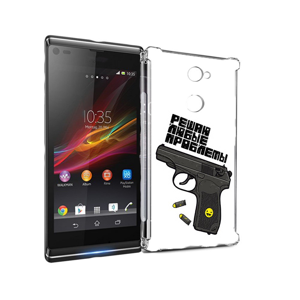Чехол MyPads Tocco для Sony Xperia L2 пистолет против проблем (PT99662.233.542), Прозрачный, Tocco
Чехол MyPads Tocco для Sony Xperia L2 пистолет против проблем (PT99662.233.542), Прозрачный, Tocco