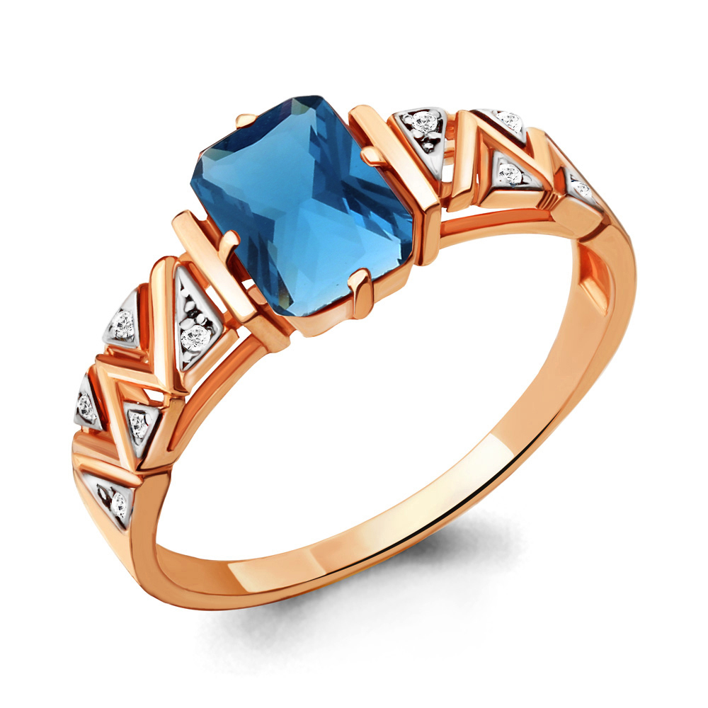 Кольцо из серебра с топазом искусственным/фианитом р., Aquamarine 6913693А, 6913693А_925_з
Кольцо из серебра с топазом искусственным/фианитом р., Aquamarine 6913693А, 6913693А_925_з