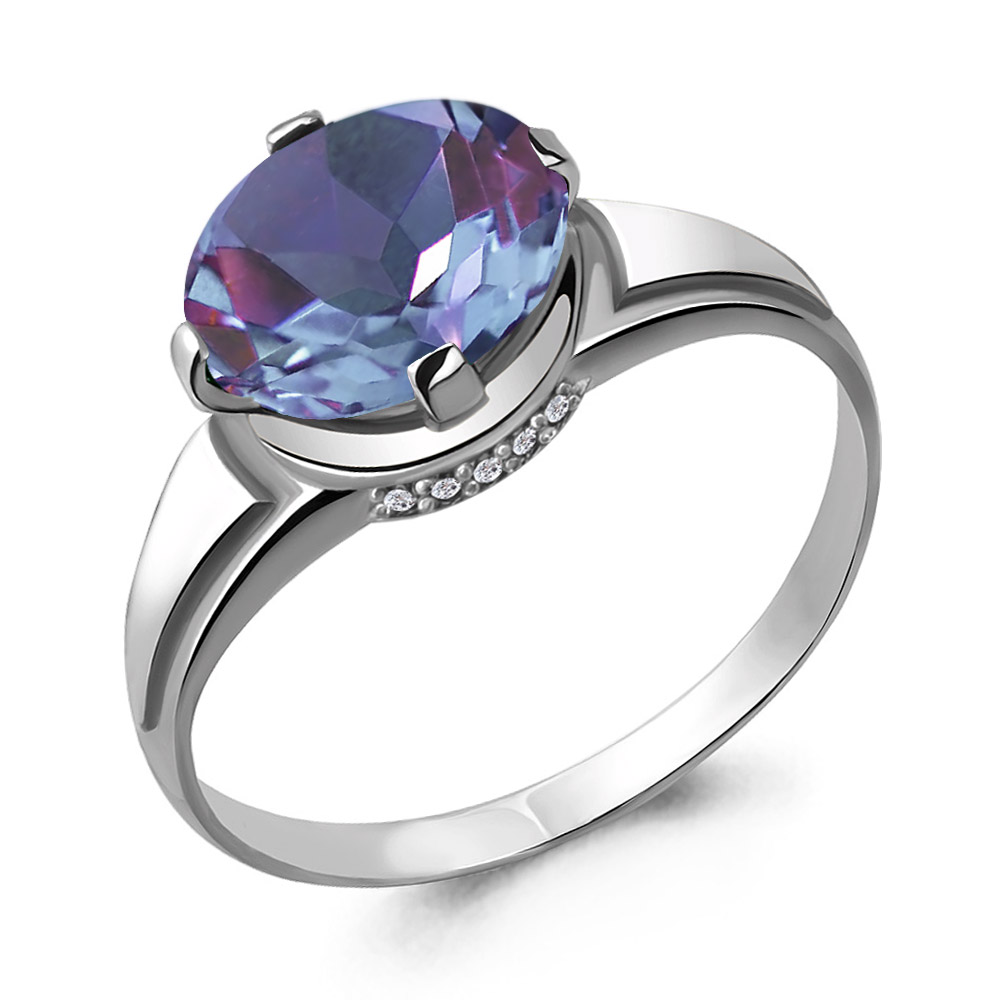 Кольцо из серебра с алекситом искусственным/фианитом р., Aquamarine 6394625А, 6394625А_925_р
Кольцо из серебра с алекситом искусственным/фианитом р., Aquamarine 6394625А, 6394625А_925_р