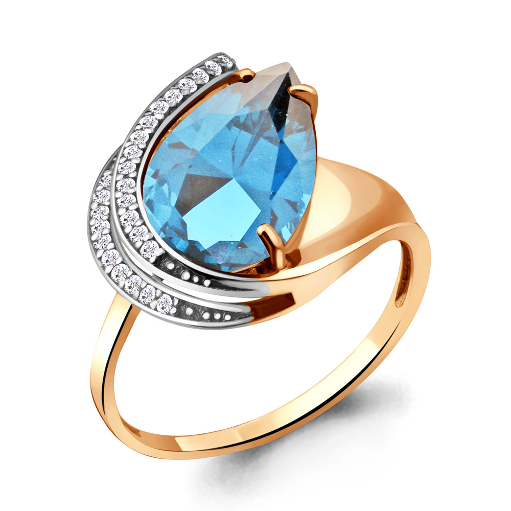 Кольцо из серебра с топазом искусственным/фианитом р. Aquamarine 6553492А, 6553492А_925_з
Кольцо из серебра с топазом искусственным/фианитом р. Aquamarine 6553492А, 6553492А_925_з
