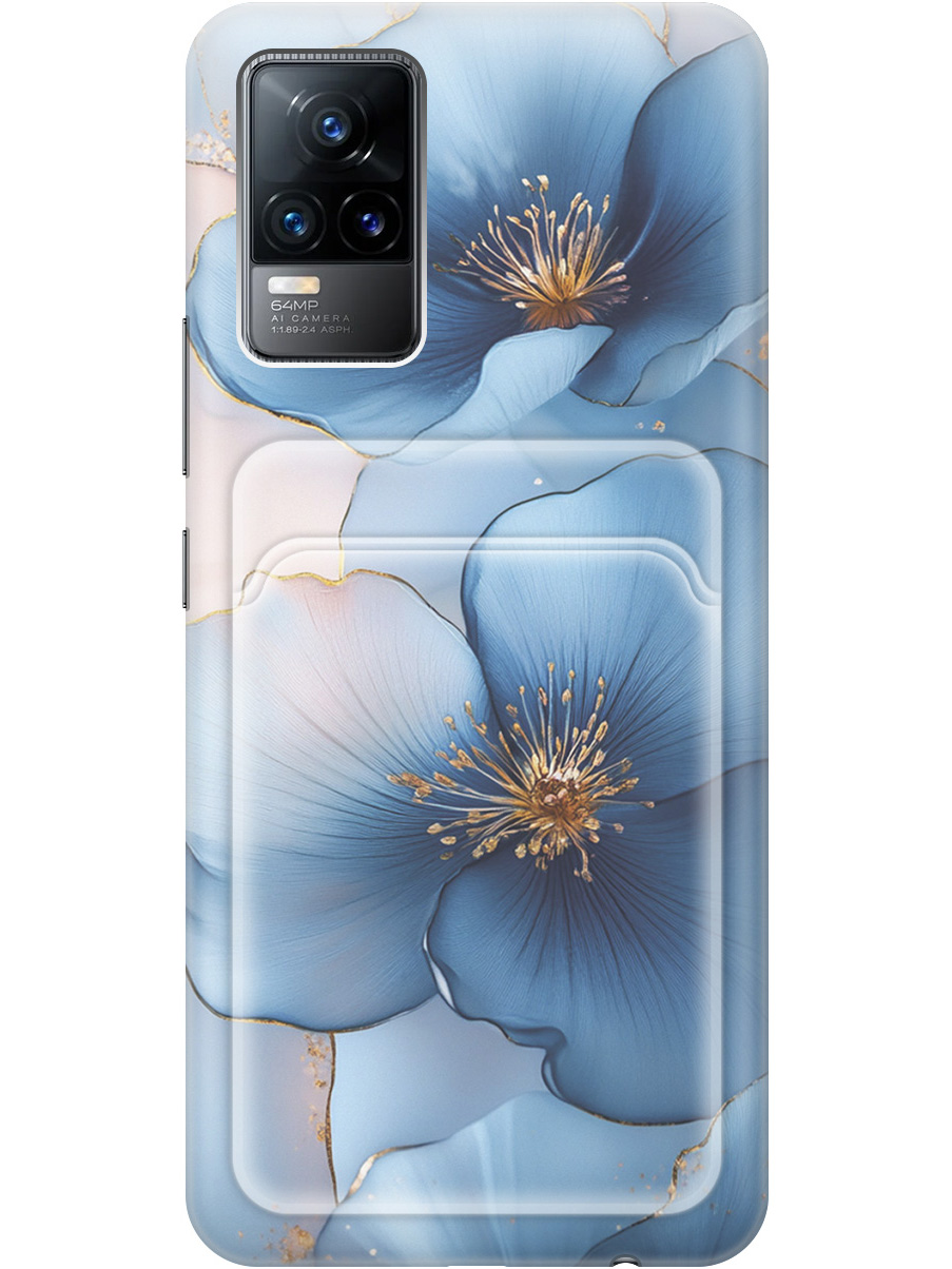 Силиконовый чехол на Vivo V21e с принтом "Голубые ирисы" с карманом для карты, Прозрачный;голубой;синий, 743438124
Силиконовый чехол на Vivo V21e с принтом "Голубые ирисы" с карманом для карты, Прозрачный;голубой;синий, 743438124