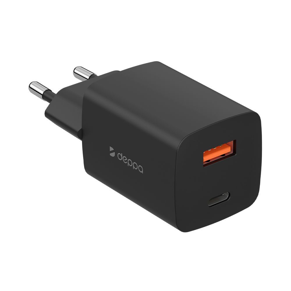Сетевое зарядное устройство Deppa USB-C + USB A, PD 45Вт, Без заводской упаковки, Wall Charger Gan
Сетевое зарядное устройство Deppa USB-C + USB A, PD 45Вт, Без заводской упаковки, Wall Charger Gan