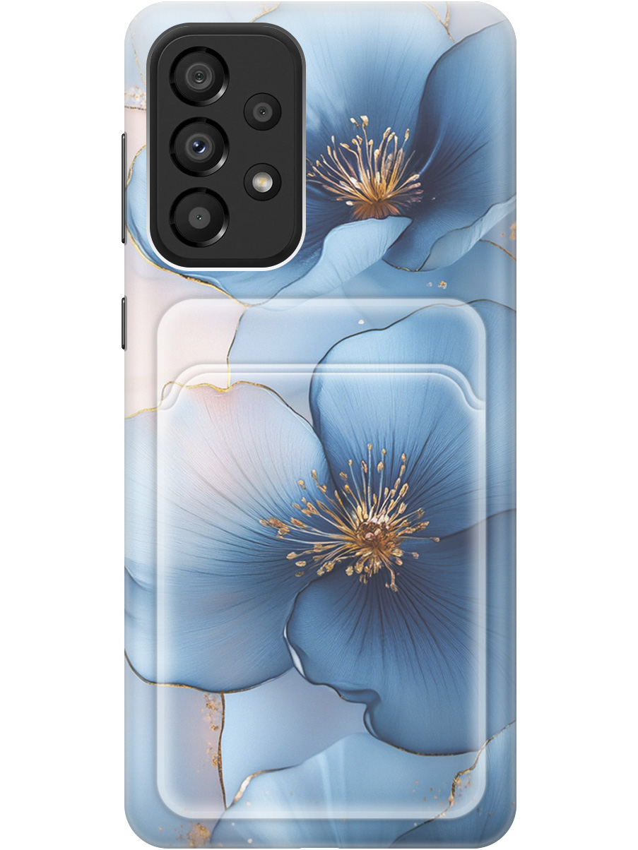 Силиконовый чехол на Samsung Galaxy A33 5G с принтом "Голубые ирисы" с карманом для карты, Прозрачный;голубой;синий, 740132924
Силиконовый чехол на Samsung Galaxy A33 5G с принтом "Голубые ирисы" с карманом для карты, Прозрачный;голубой;синий, 740132924
