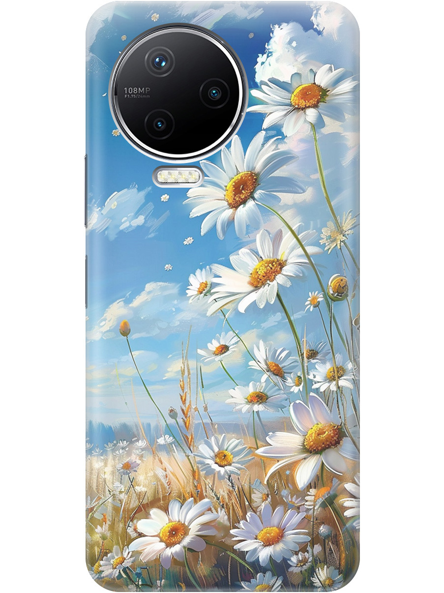 Силиконовый чехол на Infinix Note 12 Pro с рисунком "Ромашки на поле", Белый;синий, 20000168
Силиконовый чехол на Infinix Note 12 Pro с рисунком "Ромашки на поле", Белый;синий, 20000168