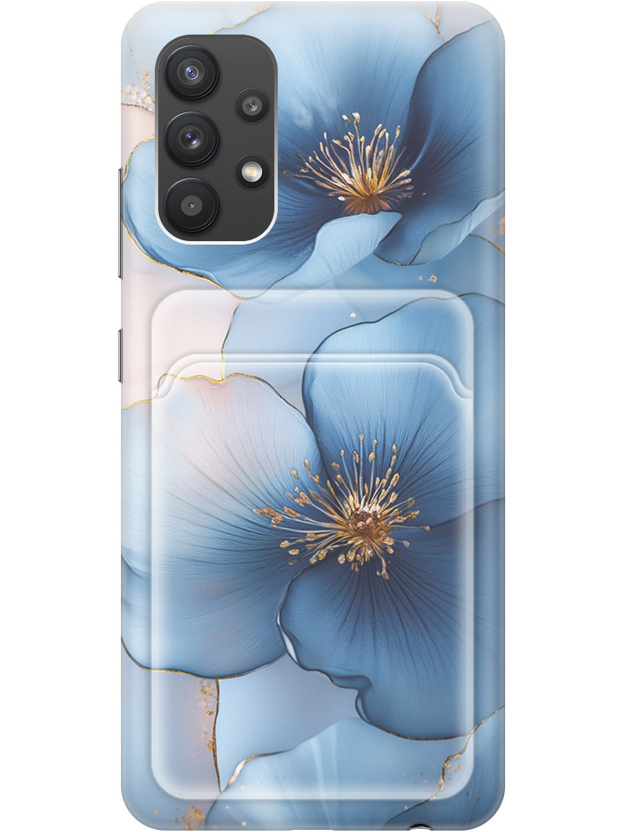 Силиконовый чехол на Samsung Galaxy A32 с принтом "Голубые ирисы" с карманом для карты, Прозрачный;голубой;синий, 724352024
Силиконовый чехол на Samsung Galaxy A32 с принтом "Голубые ирисы" с карманом для карты, Прозрачный;голубой;синий, 724352024