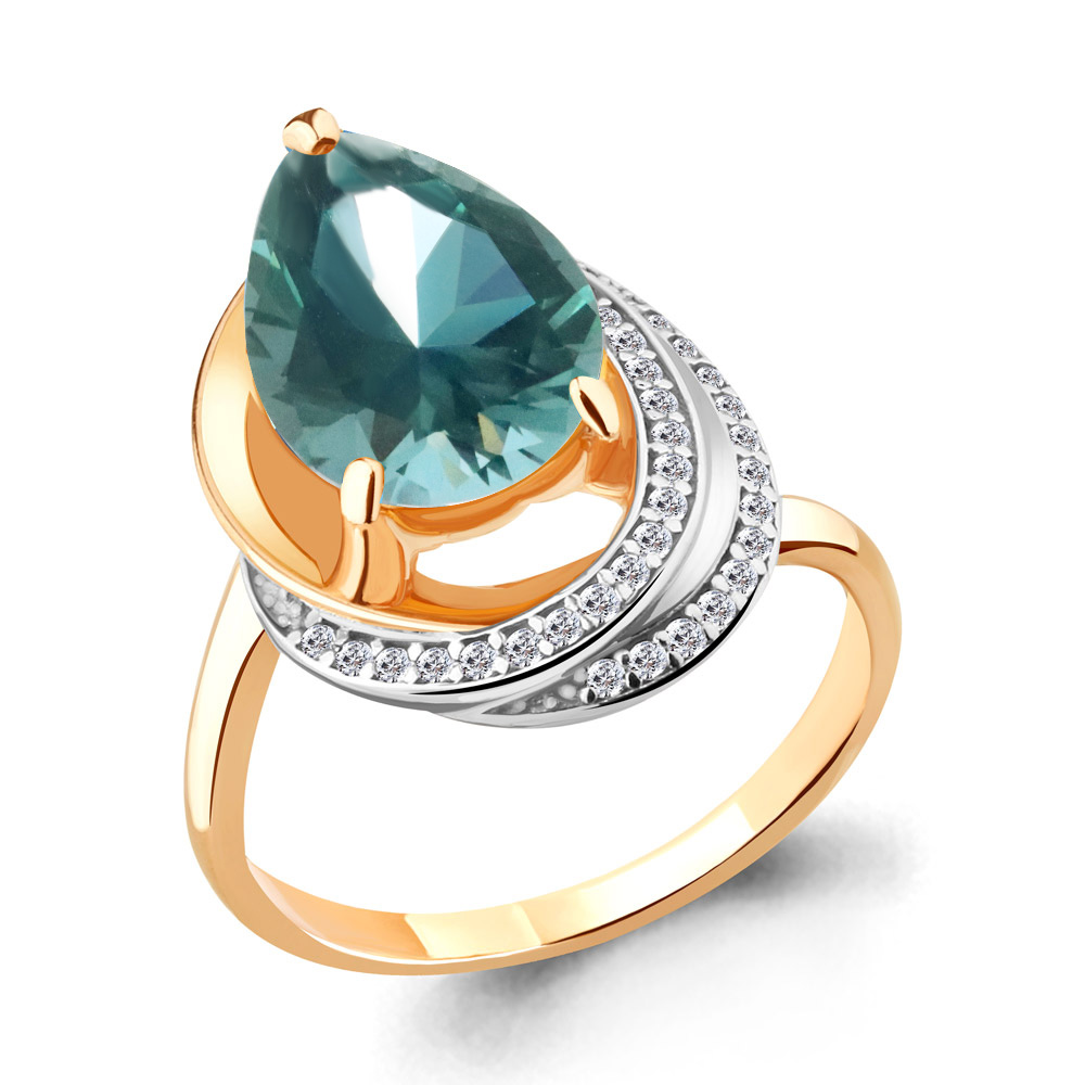 Кольцо из серебра с турмалином искусственным/фианитом р., Aquamarine 6580388А, 6580388А_925_з
Кольцо из серебра с турмалином искусственным/фианитом р., Aquamarine 6580388А, 6580388А_925_з