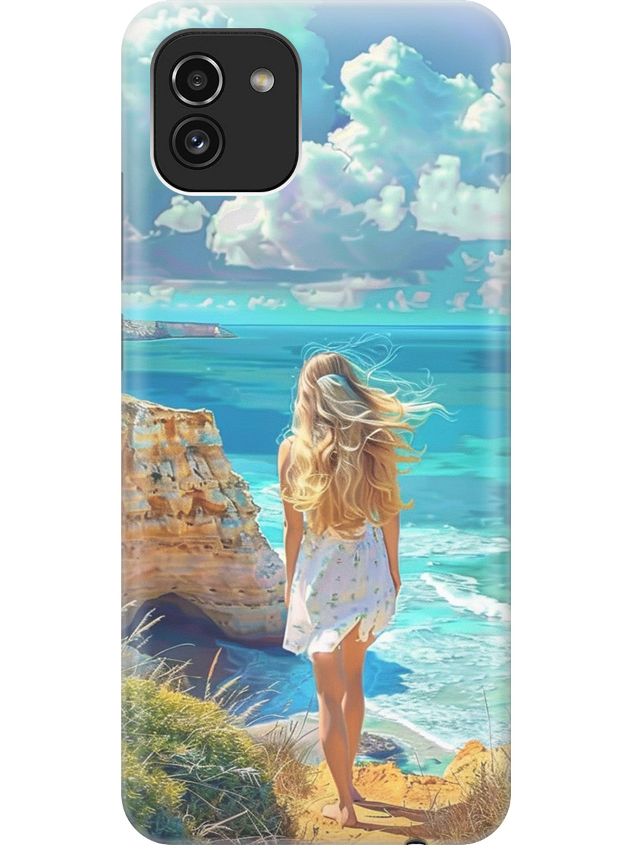 Силиконовый чехол на Samsung Galaxy A03 с принтом "Безкрайнее море", Прозрачный;белый;голубой;желтый, 735001341
Силиконовый чехол на Samsung Galaxy A03 с принтом "Безкрайнее море", Прозрачный;белый;голубой;желтый, 735001341