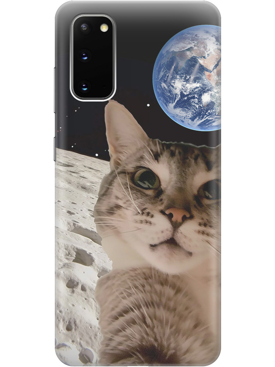 Силиконовый чехол на Samsung Galaxy S20 с принтом "Котик на луне", Прозрачный;белый;серый;черный, 722629512
Силиконовый чехол на Samsung Galaxy S20 с принтом "Котик на луне", Прозрачный;белый;серый;черный, 722629512