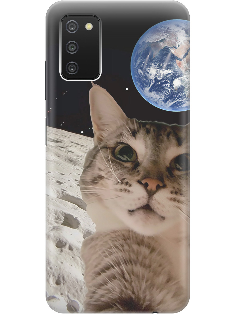 Силиконовый чехол на Samsung Galaxy A03s с принтом "Котик на луне", Прозрачный;белый;серый;черный, 732241112
Силиконовый чехол на Samsung Galaxy A03s с принтом "Котик на луне", Прозрачный;белый;серый;черный, 732241112