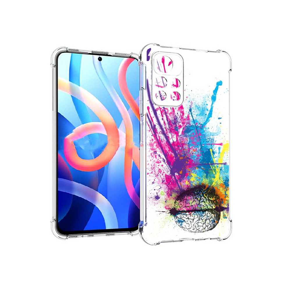 Чехол MyPads Tocco для Xiaomi Poco M4 Pro 5G яркий красочный мозг (PT200061.301.710), Прозрачный, Tocco
Чехол MyPads Tocco для Xiaomi Poco M4 Pro 5G яркий красочный мозг (PT200061.301.710), Прозрачный, Tocco