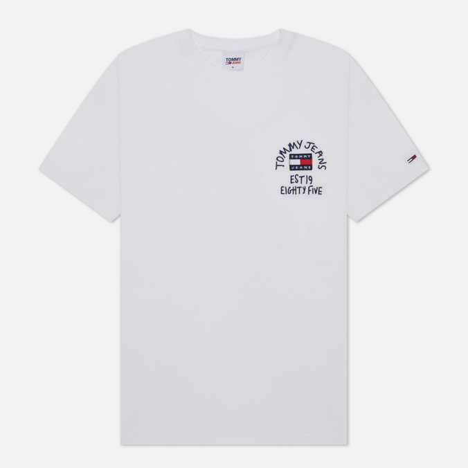 фото Футболка мужская tommy jeans dm0dm10943 белая m