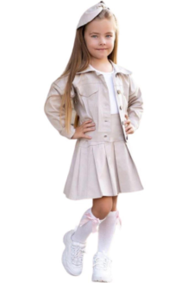 Костюм с юбкой Ricco Tarz р. 3-4 лет Бежевый, 2221508001 (доставка из-за рубежа), 2221508001
Костюм с юбкой Ricco Tarz р. 3-4 лет Бежевый, 2221508001 (доставка из-за рубежа), 2221508001