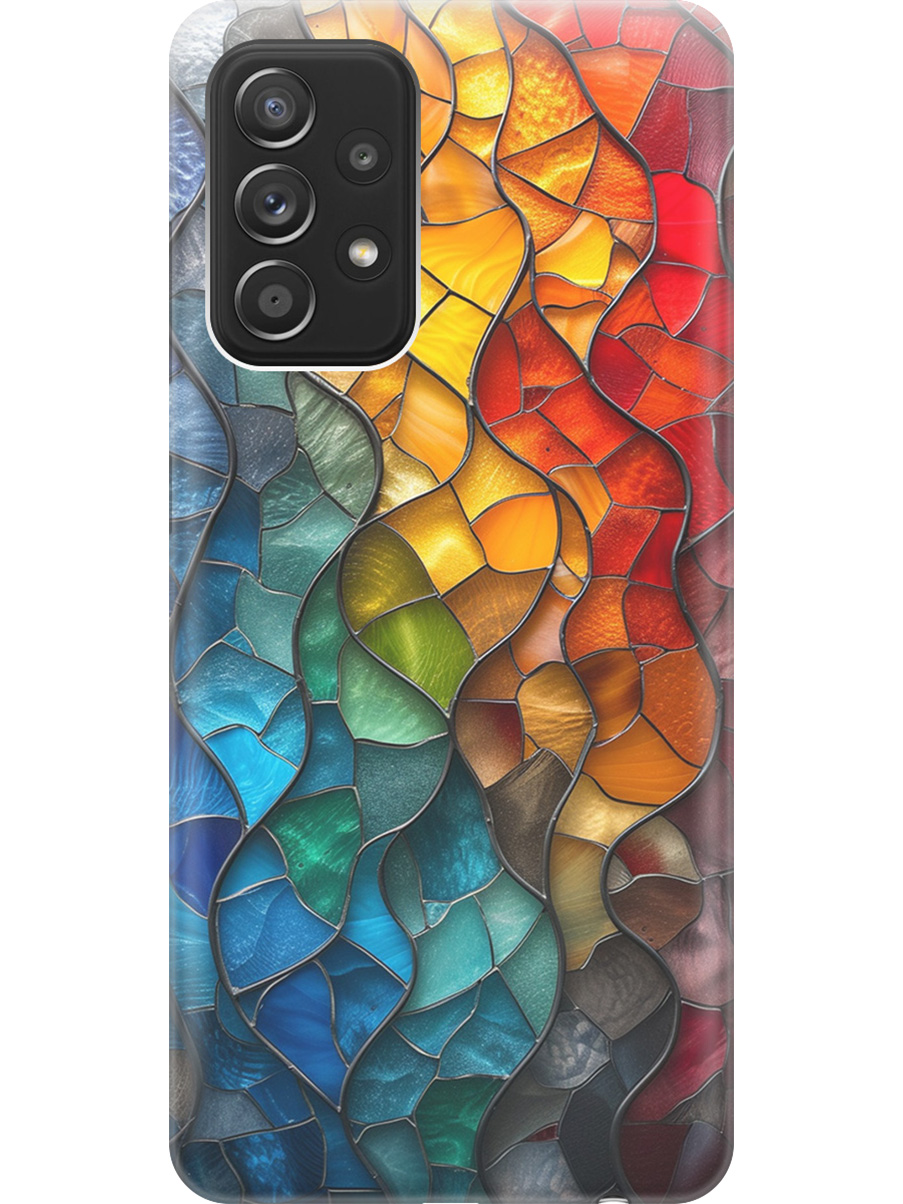 Силиконовый чехол на Samsung Galaxy A52 с принтом "Разноцветный витраж", Прозрачный;желтый;синий;черный, 724990131
Силиконовый чехол на Samsung Galaxy A52 с принтом "Разноцветный витраж", Прозрачный;желтый;синий;черный, 724990131